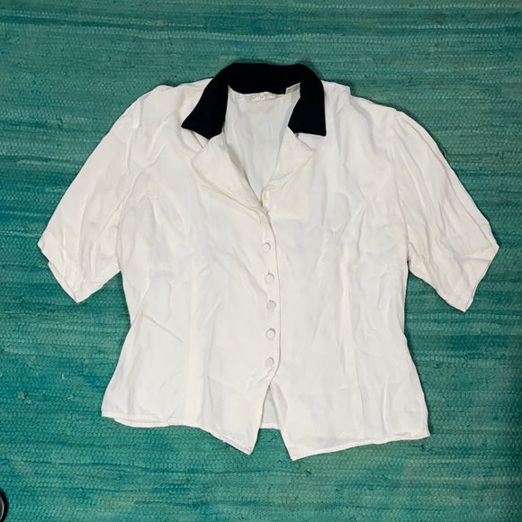 Totonko collared blouse vintage button up Medium - Picture 2 of 12
